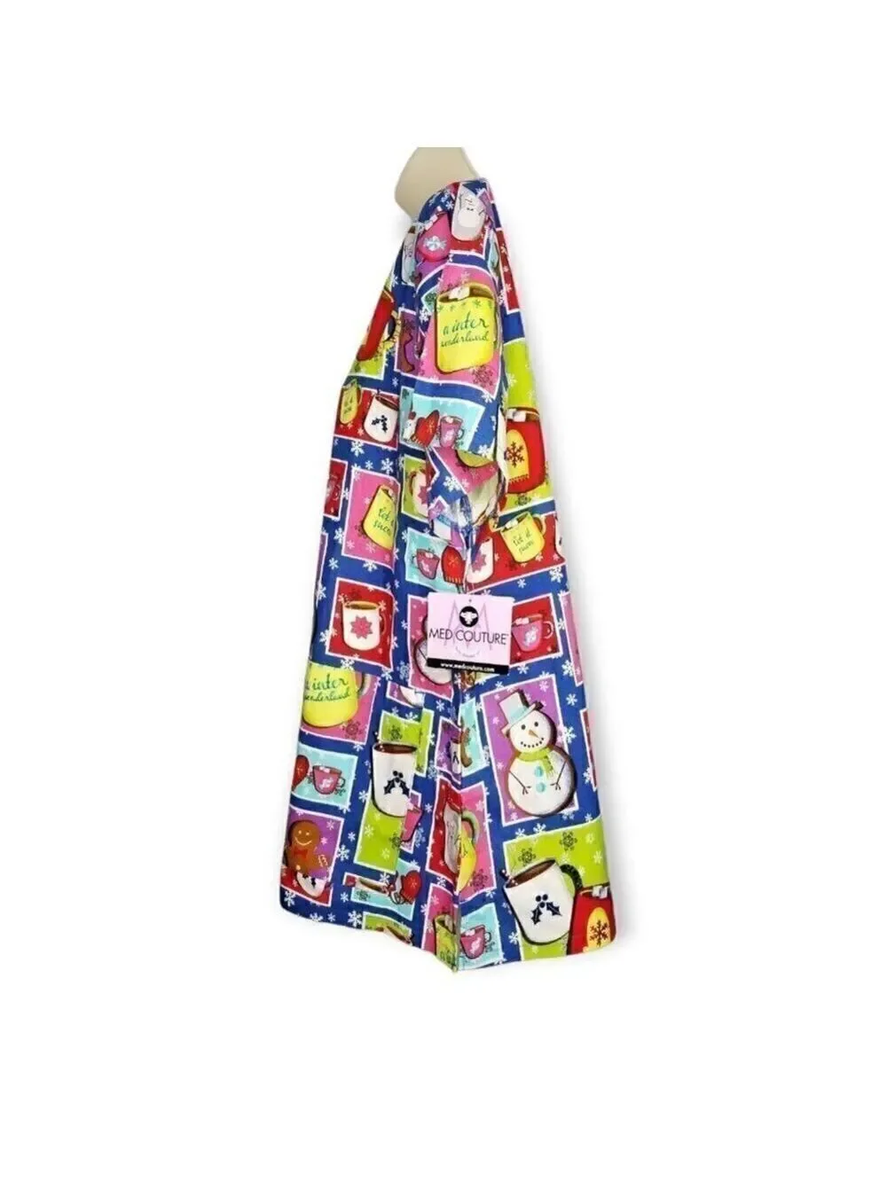 Snowman Gingerbread Scrub Top - Picture 7 of 13